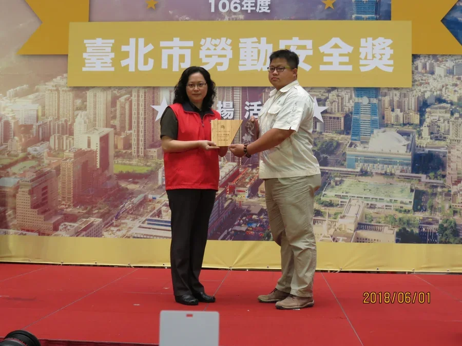 圖片說明：優良人員(柯嘉盛)。