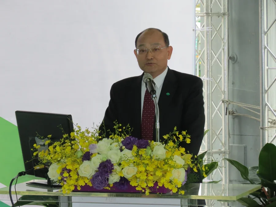 圖片說明：三井工程主席顏金發致詞。