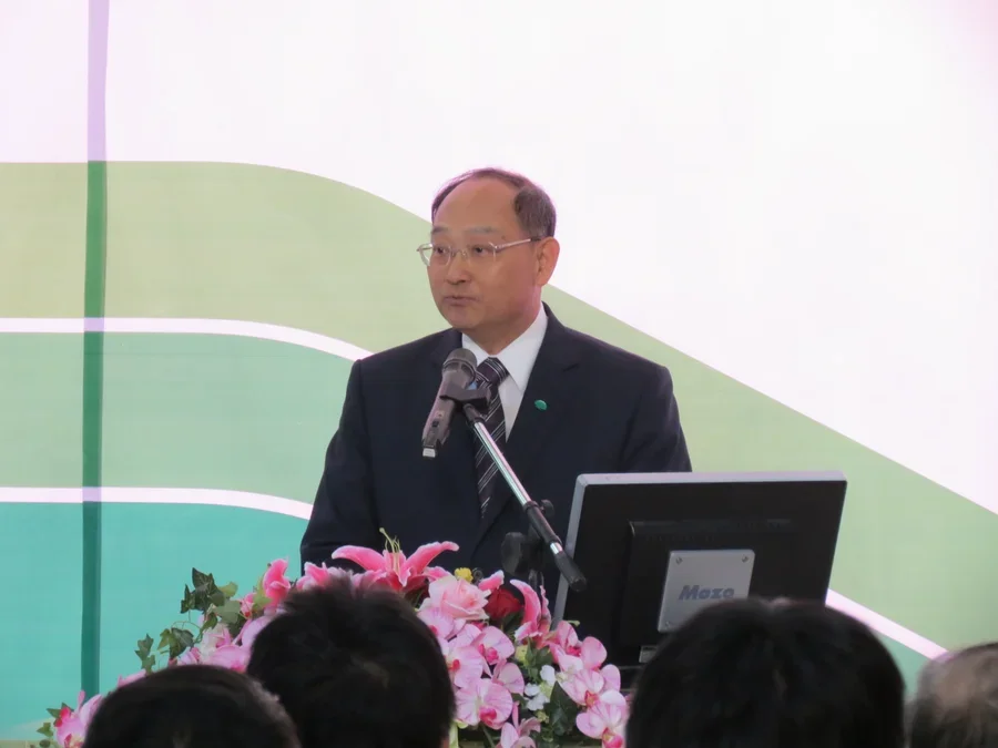 圖片說明：三井工程主席顏金發致詞。