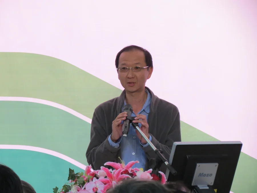 圖片說明：臺北市勞動檢查處科長陳伯端致詞。