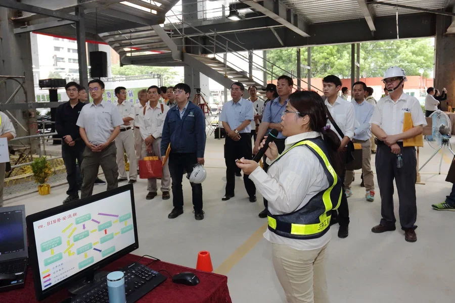 圖片說明：BIM演示。