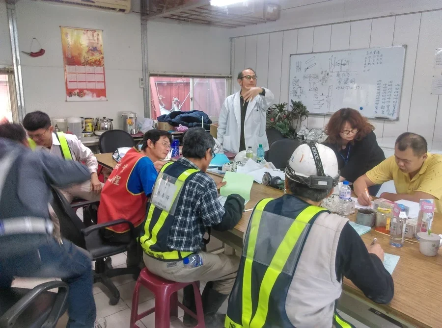 圖片說明：聯合醫院仁愛院區辦理篩檢活動。