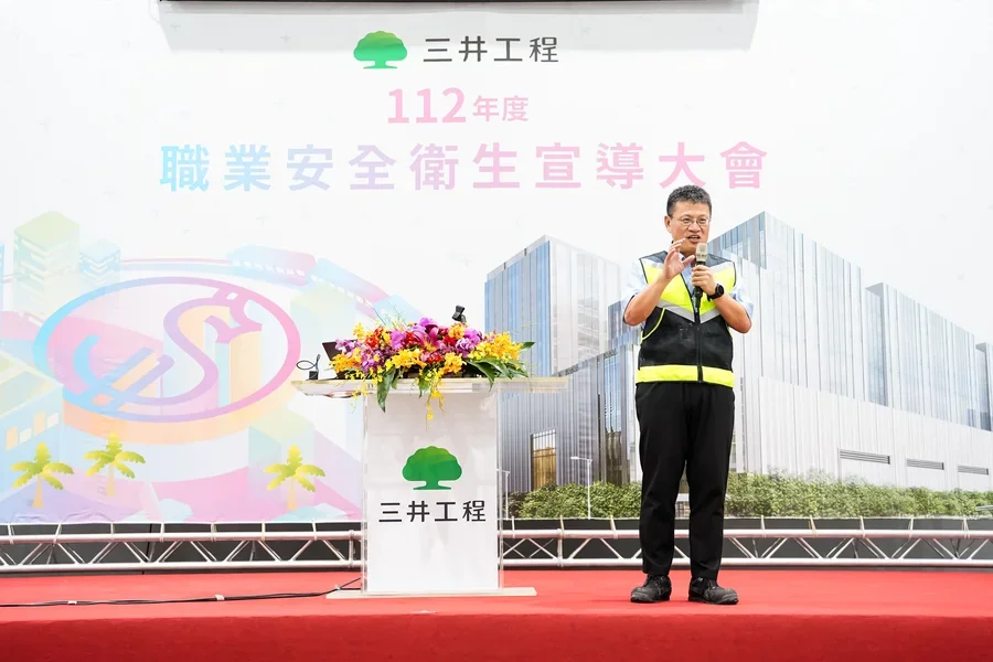 圖片說明：北區職業安全衛生中心主任曹常成致詞。