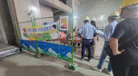 UNi PARK辦理無檳工地活動